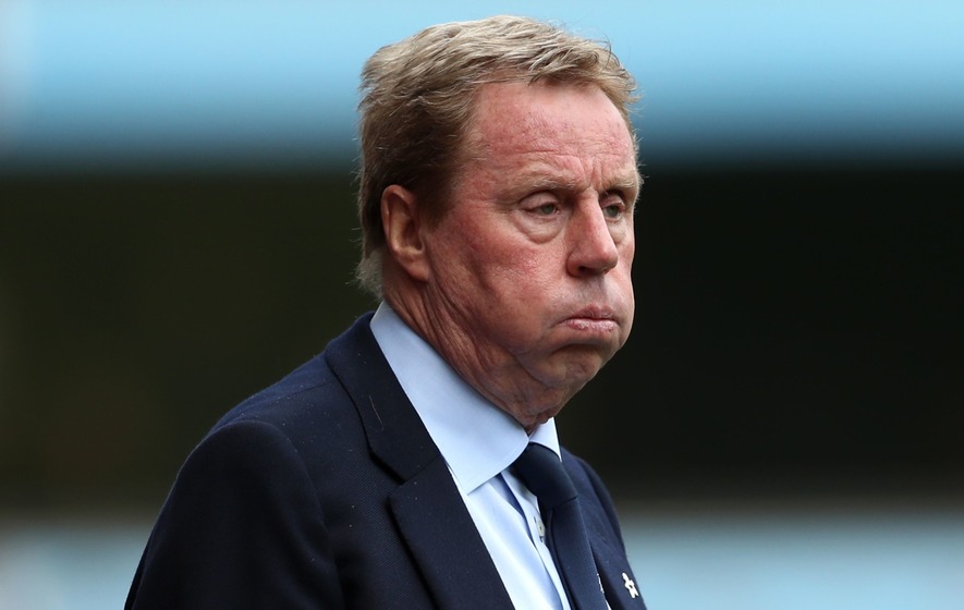 Harry Redknapp sighing