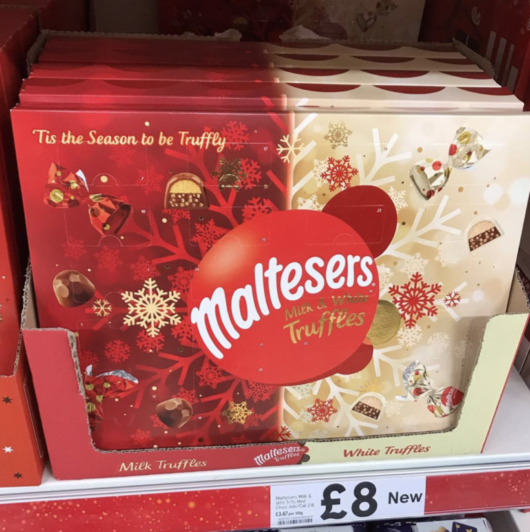 You Can Now Buy Maltesers Milk & White Chocolate Truffle Advent Calendars