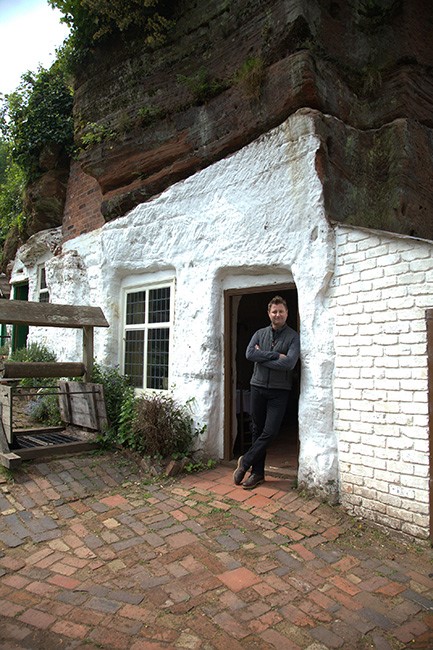 The presenter showing off his 20th century property in Nottingham Hill.