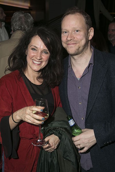 Robert Webb Wife: The couple enjoy a night out.