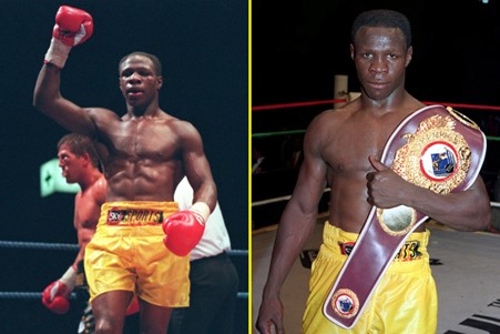 The boxing champ during his career.