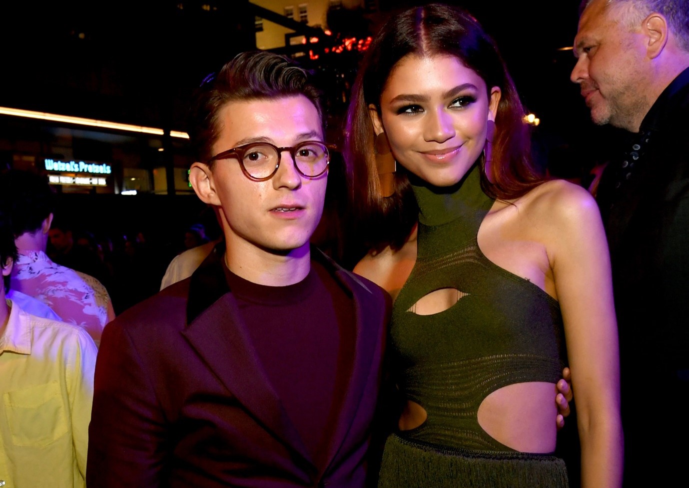 Zendaya Height: With her boyfriend, Spider-man co-star Tom Holland.