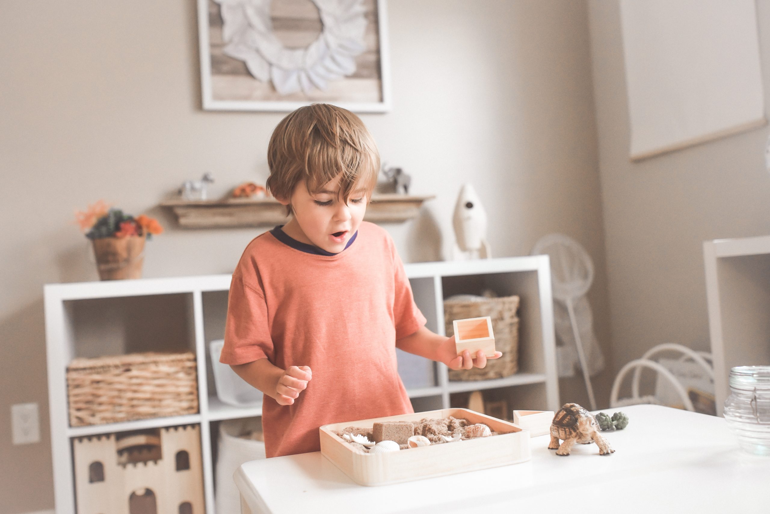 Child Playing Inside