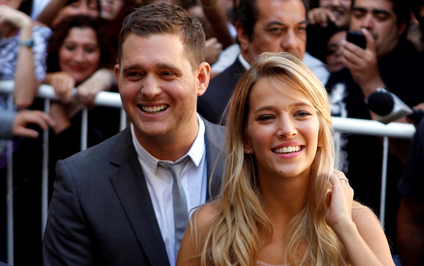 Michael Bublé Wife: With partner Luisana Lopilato.