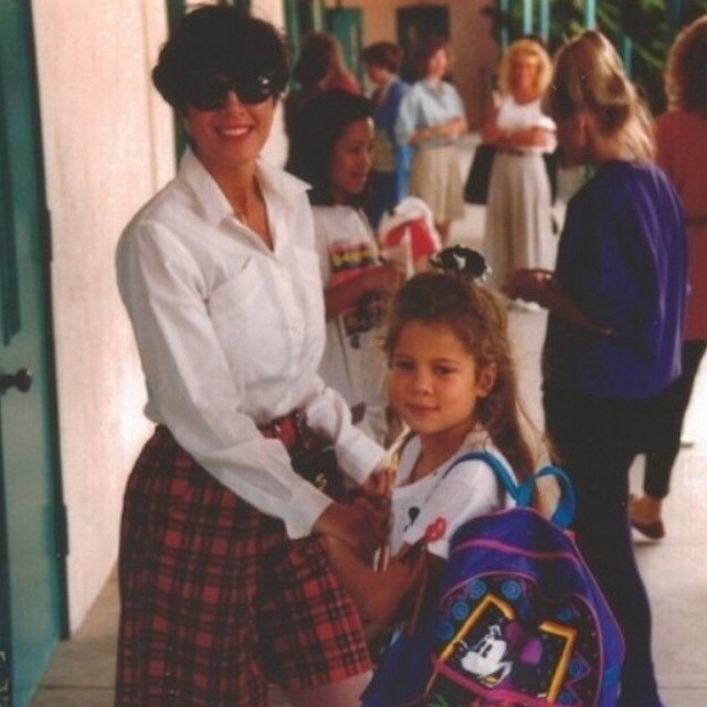 Kris Jenner and Young Khloe