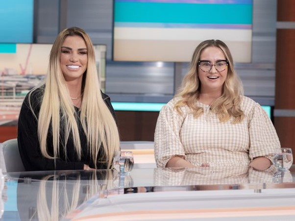 Sophie Price and sister Katie appear on ITV.