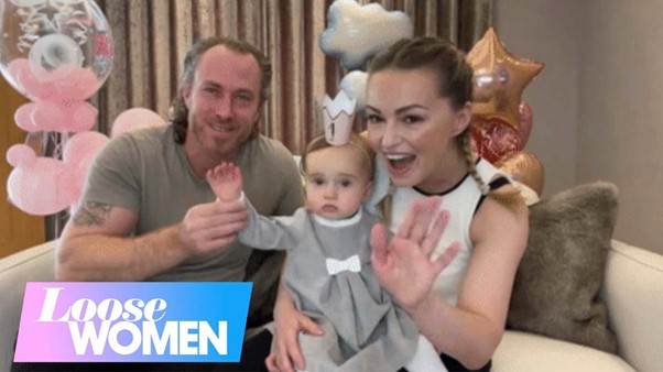 James Jordan and Ola show off daughter Ella on Loose Women.