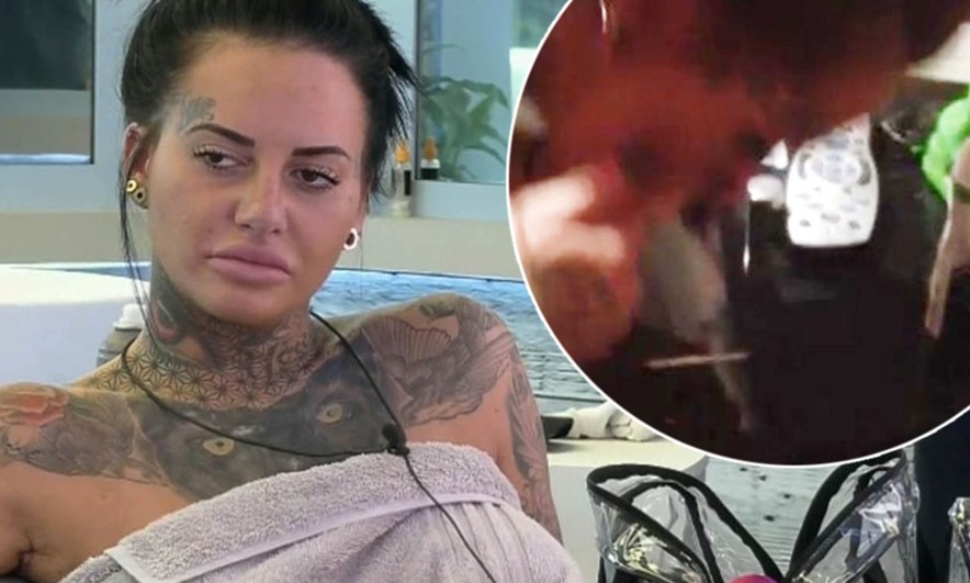 Jemma Lucy gets caught on video snorting a suspicious white powder.