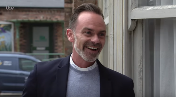 The actor plays vicar Billy Mayhew in Coronation Street.