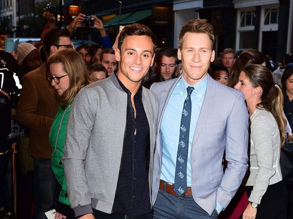 Tom Daley Husband: Tom and Dustin Lance Black attend an LGBTQ event together.