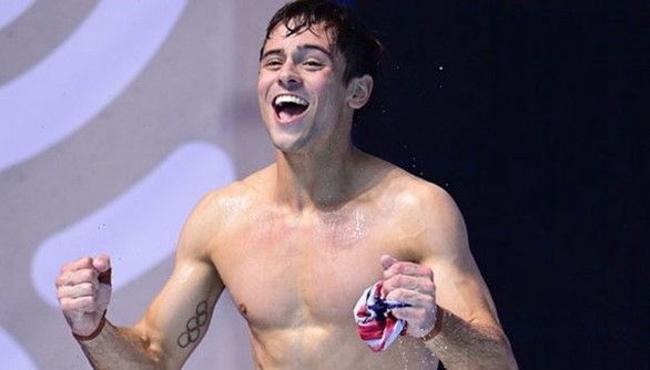 The diver earns himself an Olympic gold medal in Tokyo.