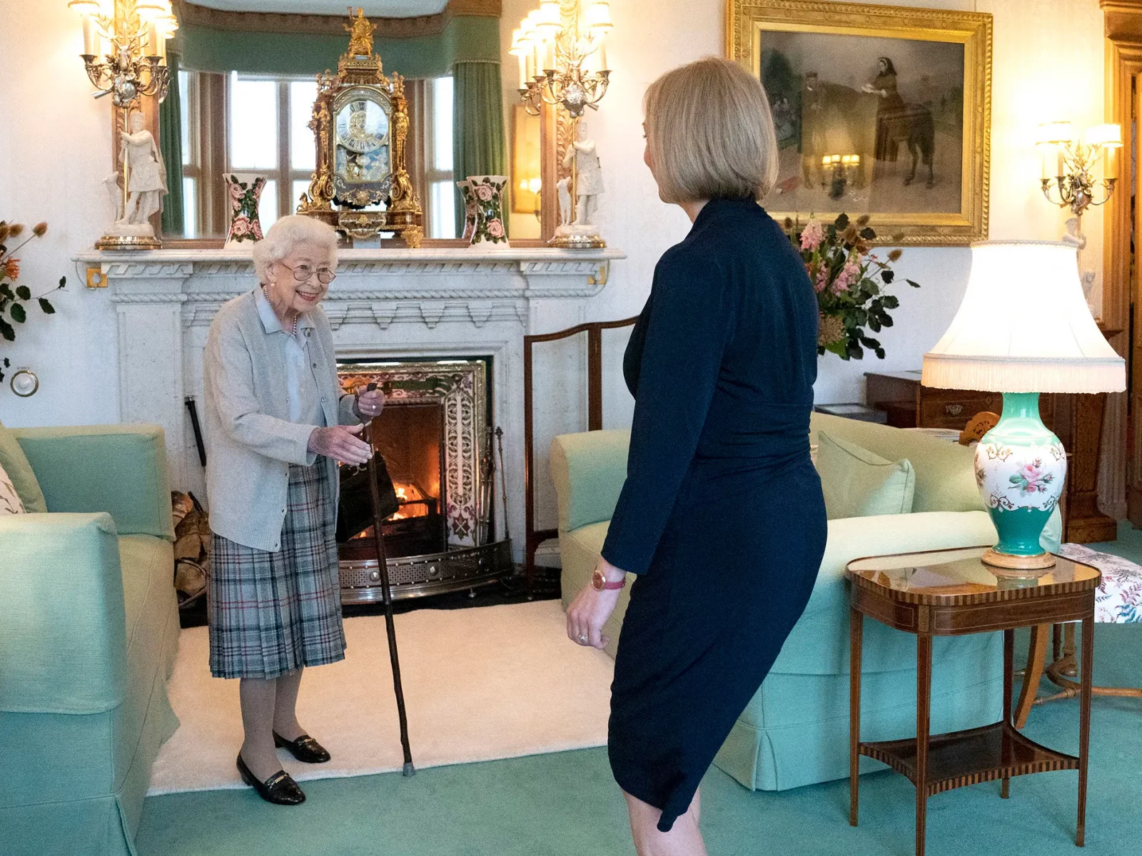 Queen Elizabeth Liz Truss