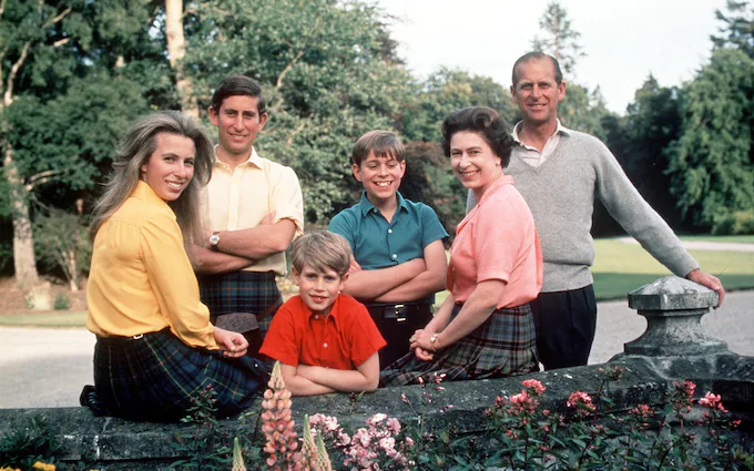 Queen Family Outside Balmoral