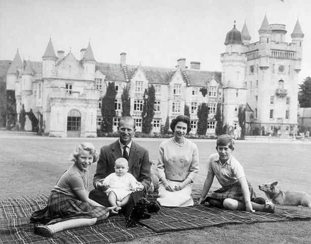 Royal Family Outside Balmoral