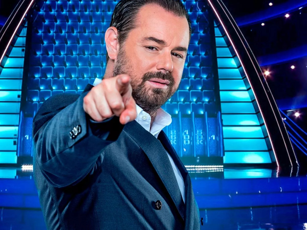 Danny Dyer presenting BBC's gameshow "The Wall"